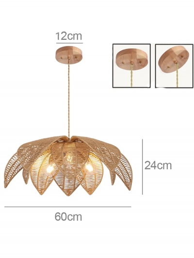 Люстра веревочная в форме цветка Bloom Knot-6