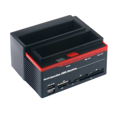 Док-станция для внешних жестких дисков USB2.0 к SATA/IDE-3