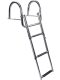 Складная трехступенчатая лестница для лодки с поручнями безопасности SeaLadder FT3+